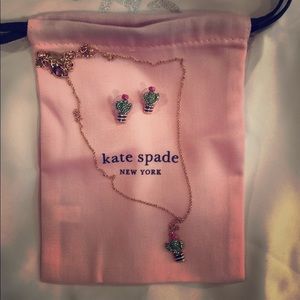 Kate spade necklace and earrings